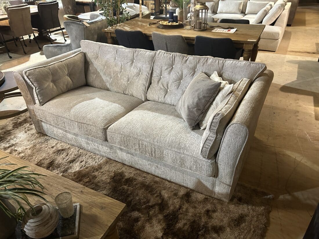 SHOWMODEL UrbanSofa 3 zitsbank en loveseat Fiore Kensingtone Nature