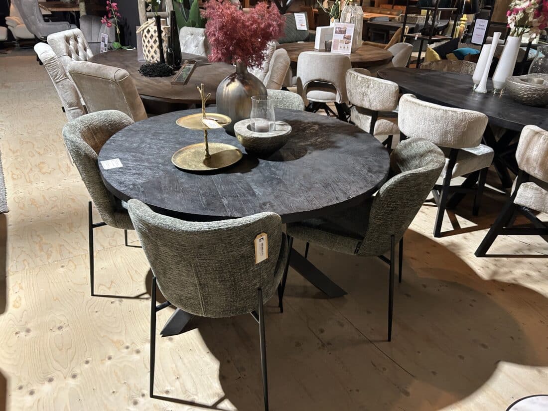 SHOWMODEL Richmond Interiors eetkamerstoelen set van 4 Darby