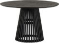 Nijwie MySons eetkamertafel Ø120, acacia black - Burundi Table Collection