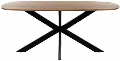 Nijwie MySons eettafel deens ovaal 180x90x78 Mango Smooth Natural – Akagi Table Collection