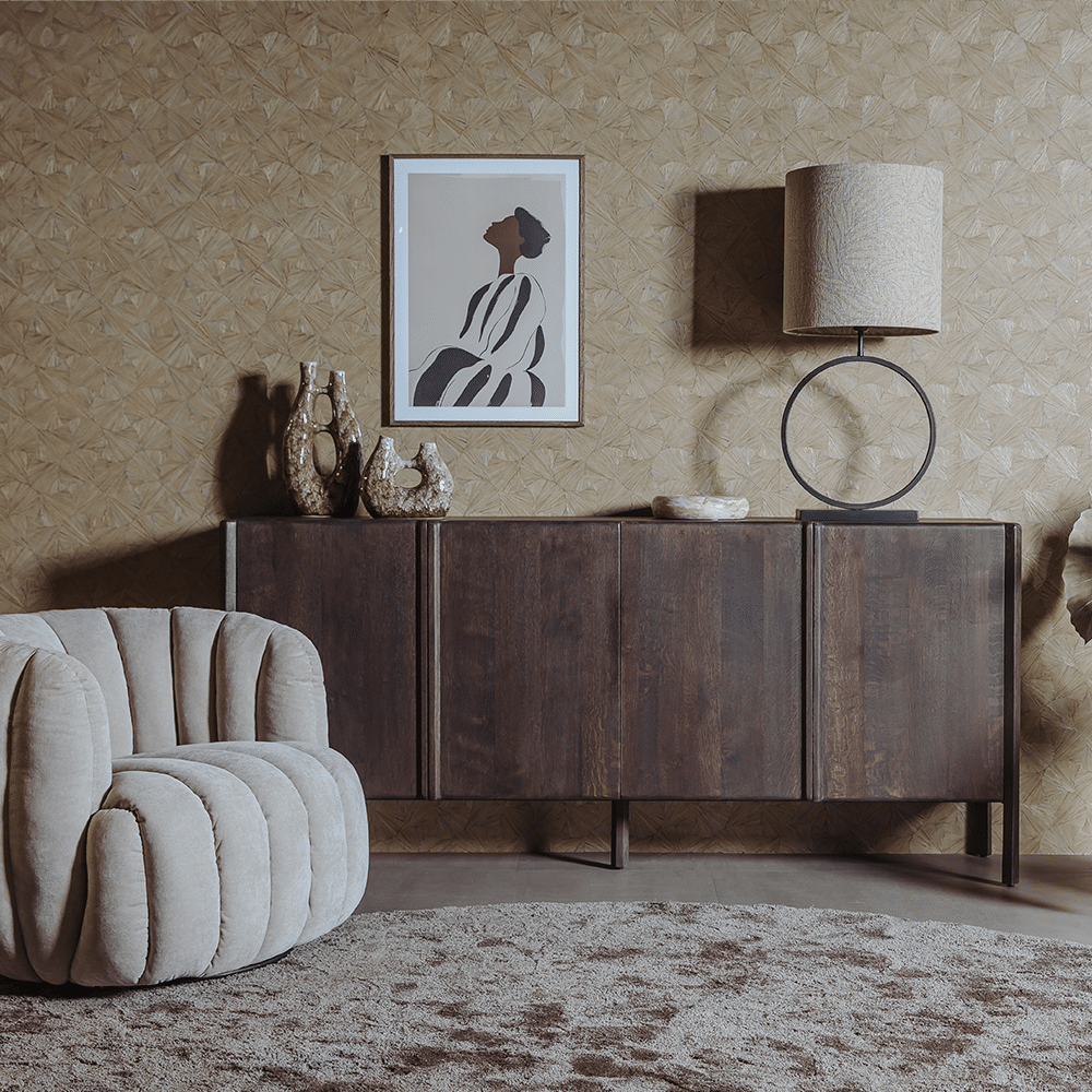 Tower Living dressoir Amalfi 200x42x90 cm donkerbruin eiken Tower Living dressoir Amalfi 200x42x90 cm donkerbruin eiken