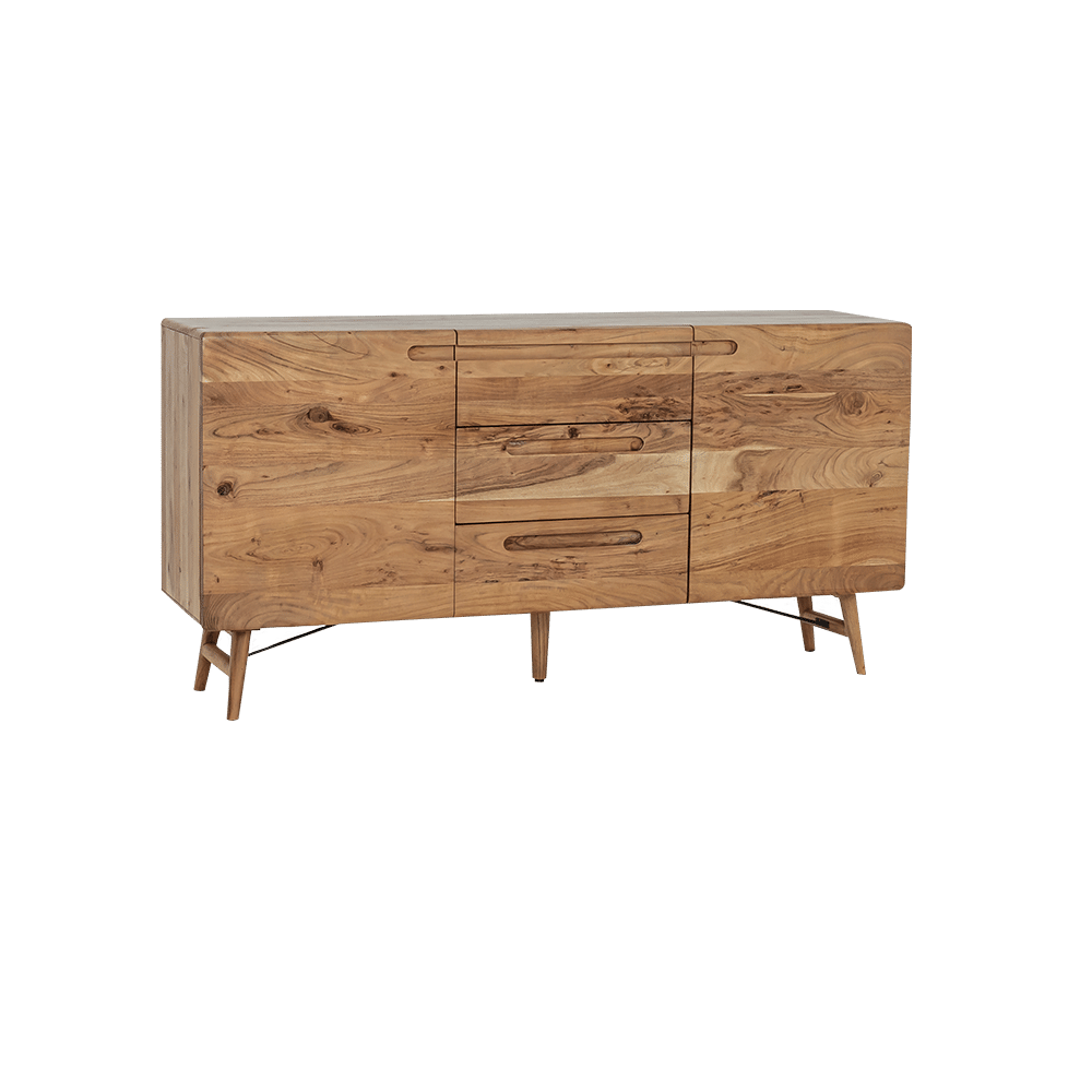 Tower Living dressoir Aura 160x40x80 cm naturel acacia Tower Living dressoir Aura 160x40x80 cm naturel acacia