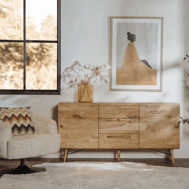 Tower Living dressoir Aura 160x40x80 cm naturel acacia