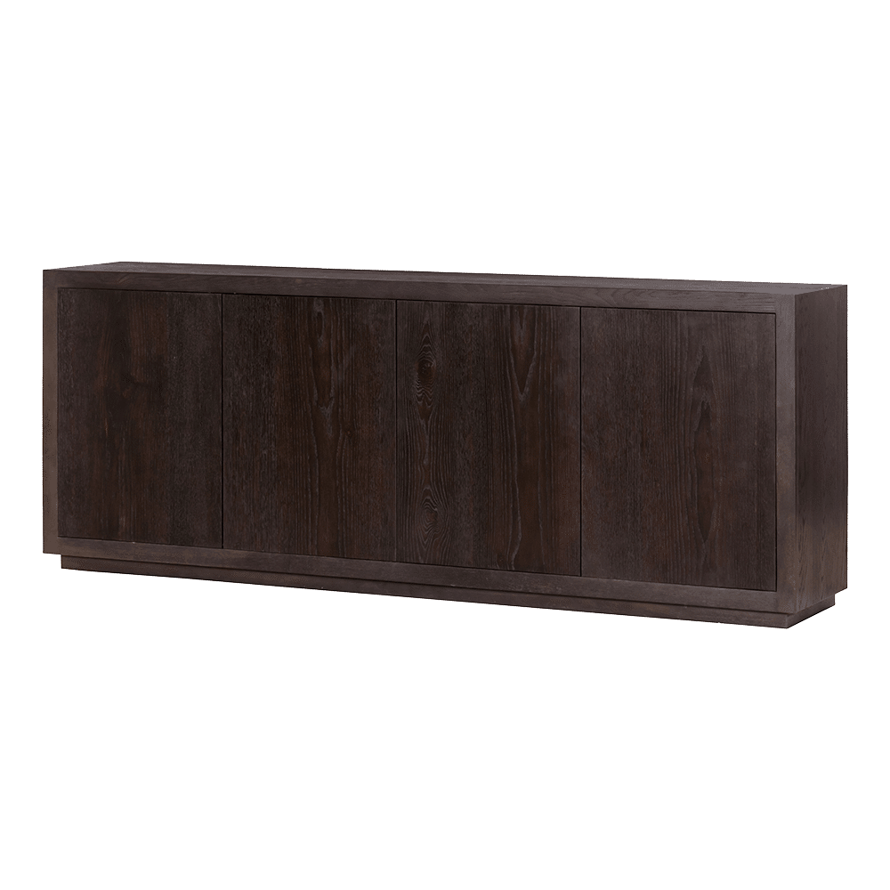 Tower Living dressoir Mincio 220x42x86 cm donkerbruin eiken Tower Living dressoir Mincio 220x42x86 cm donkerbruin eiken