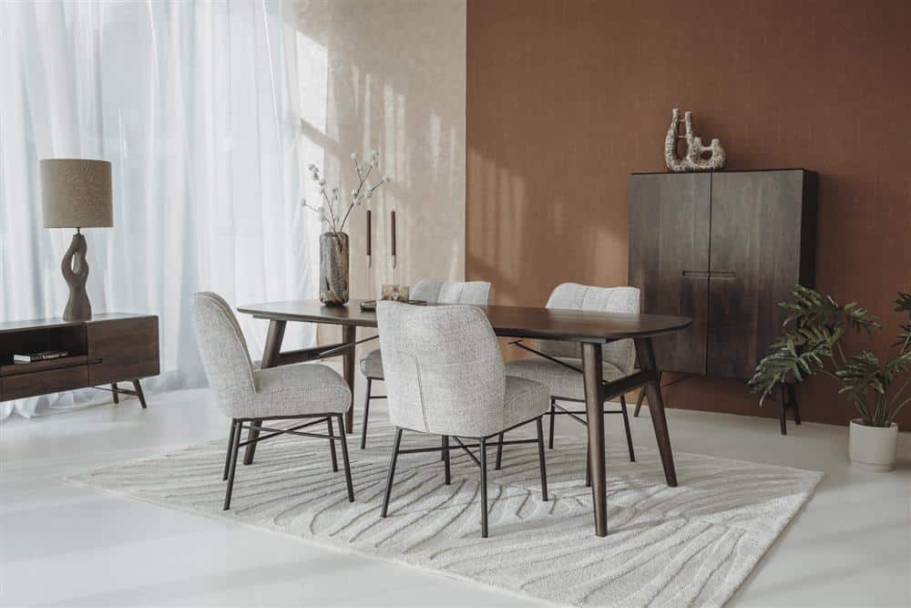 Tower Living eetkamerstoel Barzio beige Tower Living eetkamerstoel Barzio beige