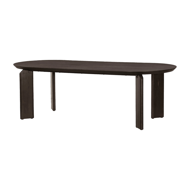 Tower Living eettafel Allure 240x100x76 cm donkerbruin eiken