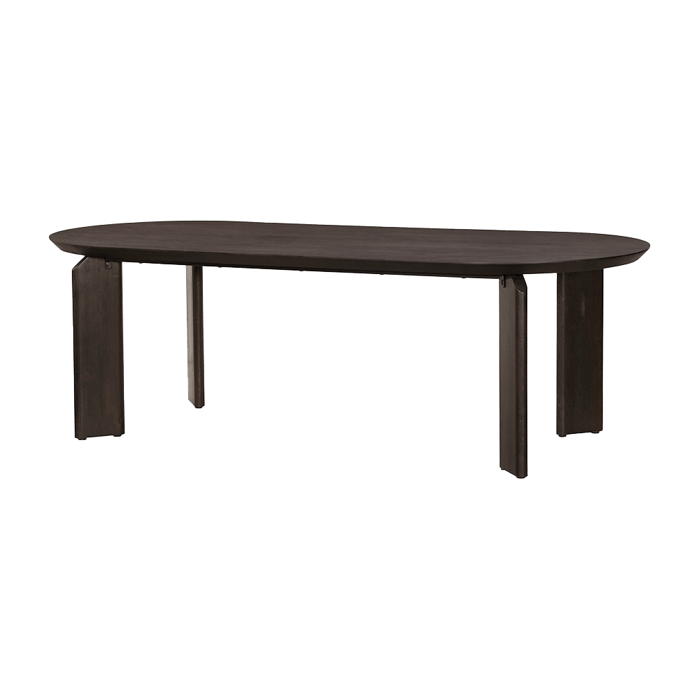 Tower Living eettafel Allure 240x100x76 cm donkerbruin eiken