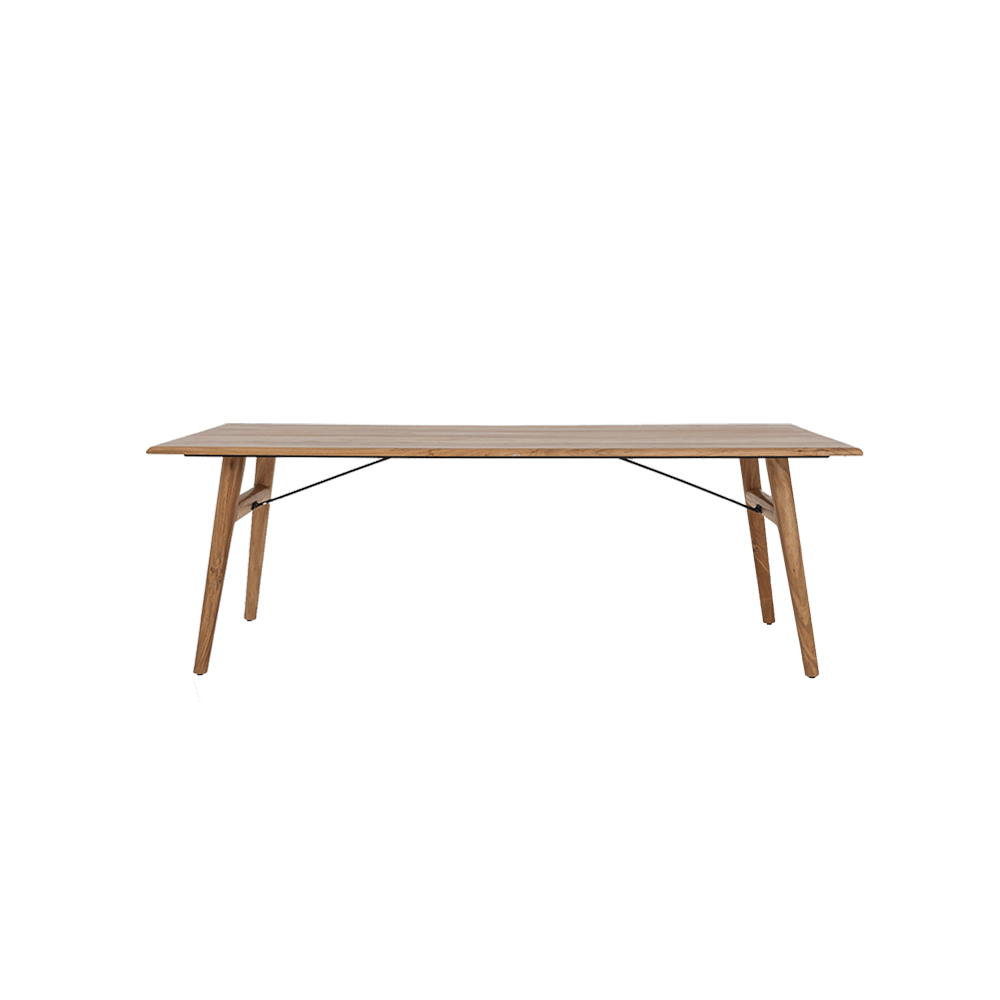 Tower Living eettafel Aura 220x100x76 cm naturel acacia Tower Living eettafel Aura 220x100x76 cm naturel acacia