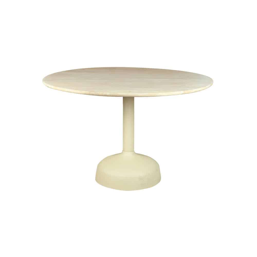 Tower Living Eettafel Elba 120 Cm Rond Mangohout Gebroken Wit Tower Living Eettafel Elba 120 Cm Rond Mangohout Gebroken Wit