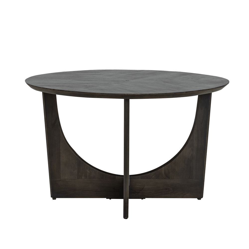 Tower Living eettafel Fermo 130x130x77 cm rond olijfbruin mangohout Tower Living eettafel Fermo 130x130x77 cm rond olijfbruin mangohout