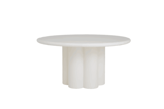 Tower Living eettafel Melzo 150 cm rond wit