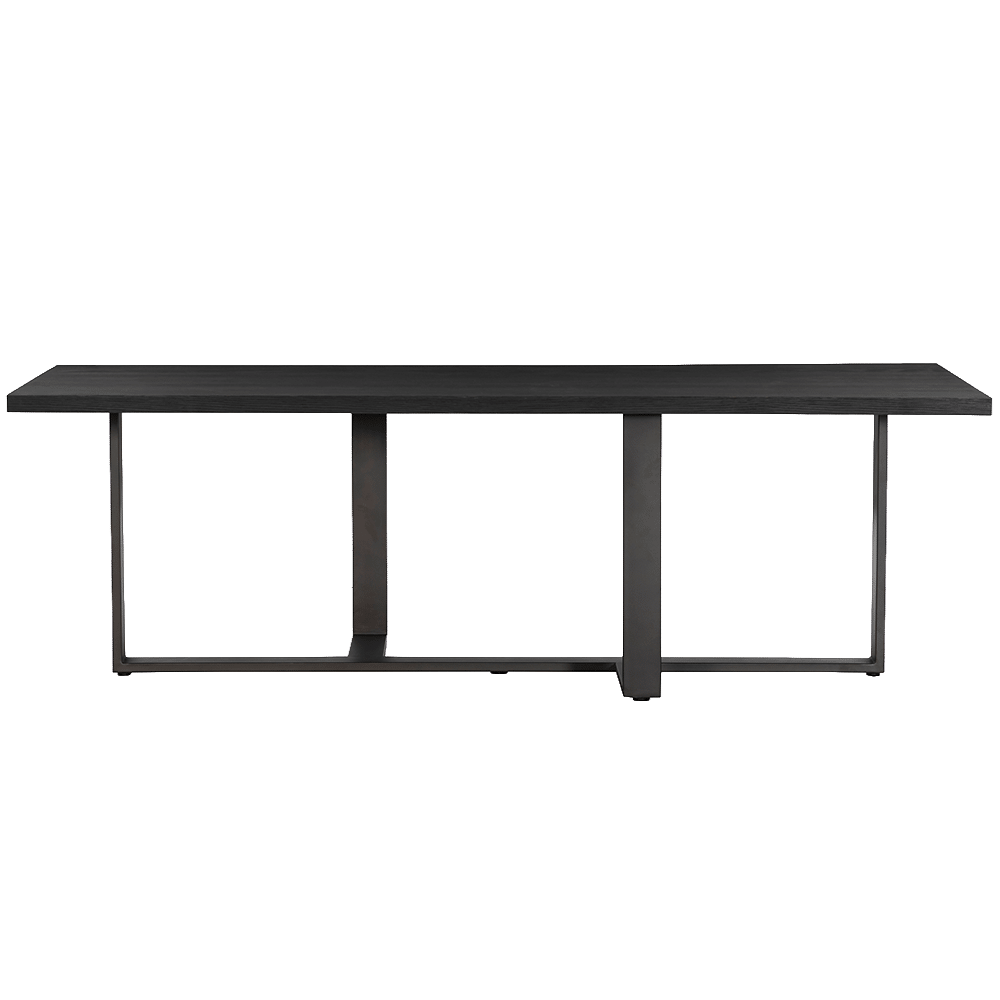 Tower Living eettafel Mincio 180x90x77 cm donkerbruin eiken