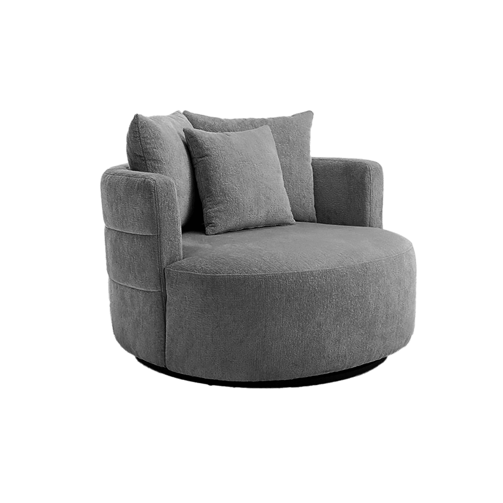 Tower Living fauteuil Bolza draaibaar stone