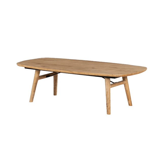 Tower Living salontafel Aura deens ovaal 140x70x40 cm acacia naturel