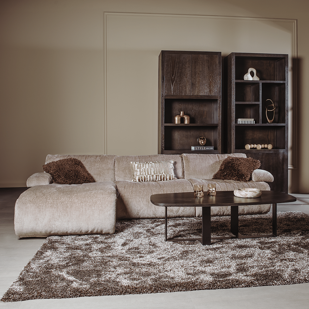 Tower Living salontafel Mincio 130x70x40 cm donkerbruin eiken Tower Living salontafel Mincio 130x70x40 cm donkerbruin eiken