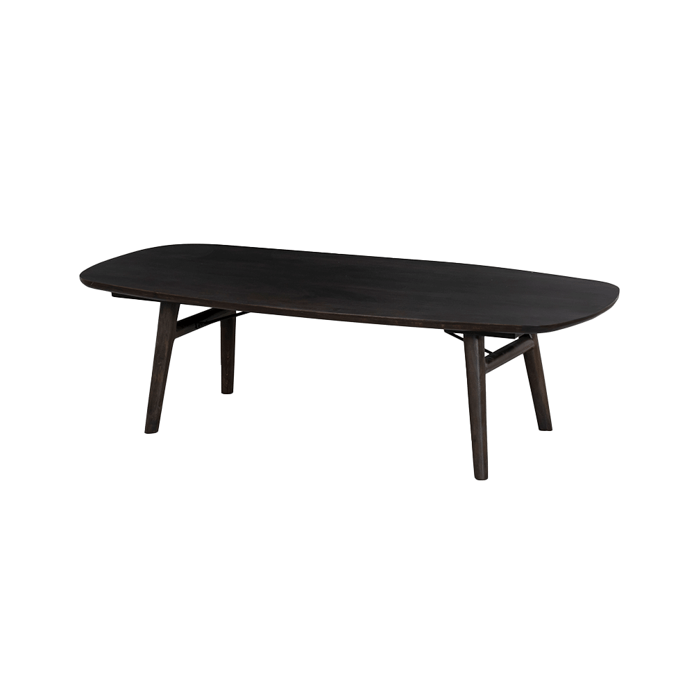 Tower Living salontafel Aura deens ovaal 140x70x40 cm acacia espresso Tower Living salontafel Aura deens ovaal 140x70x40 cm acacia espresso