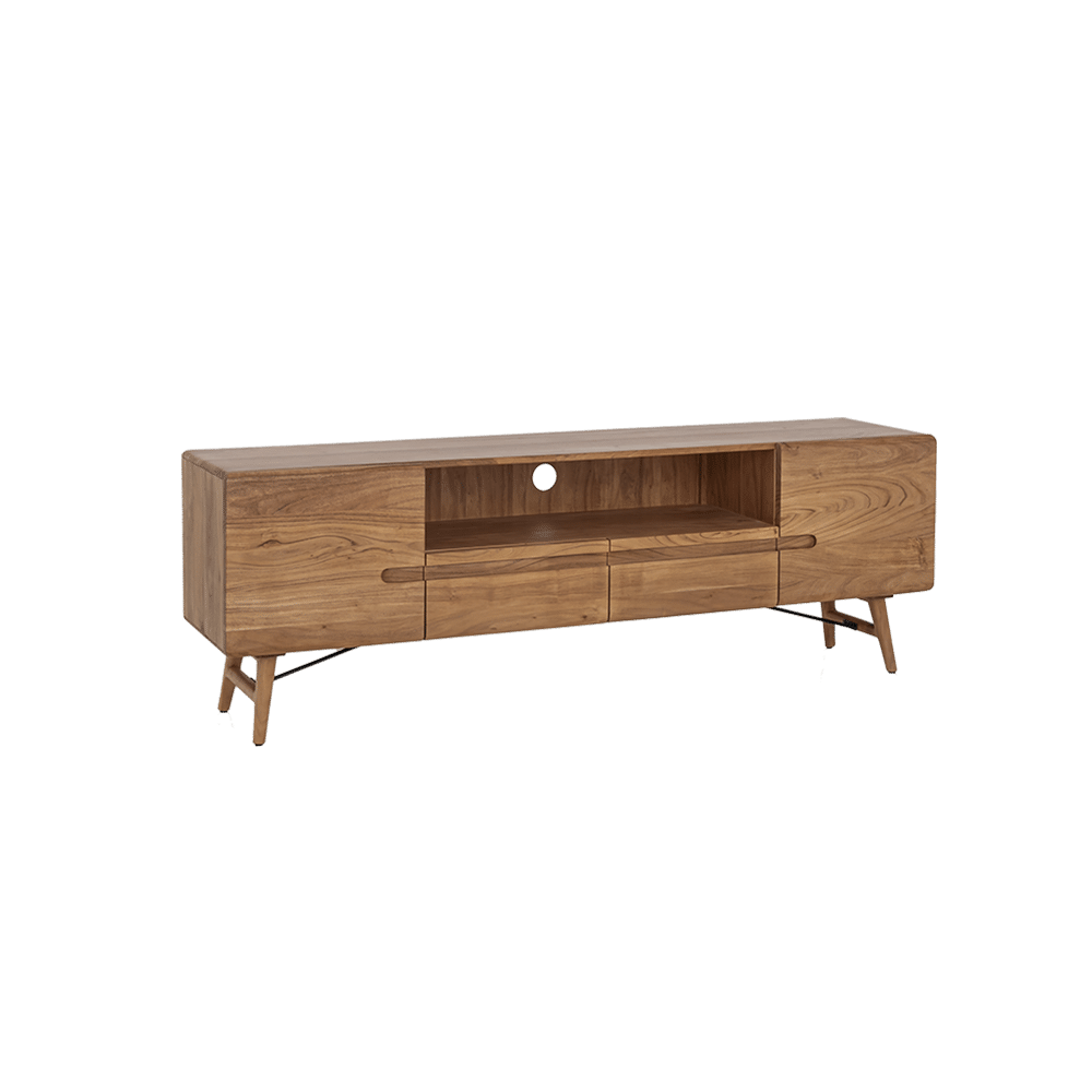 Tower Living tv meubel Aura 180x40x60 cm naturel acacia