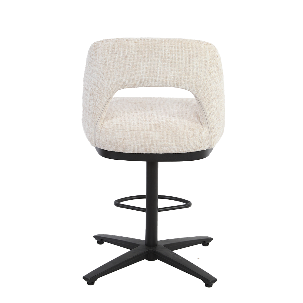 Tower Living Barstoel Caldes Draaibaar Beige