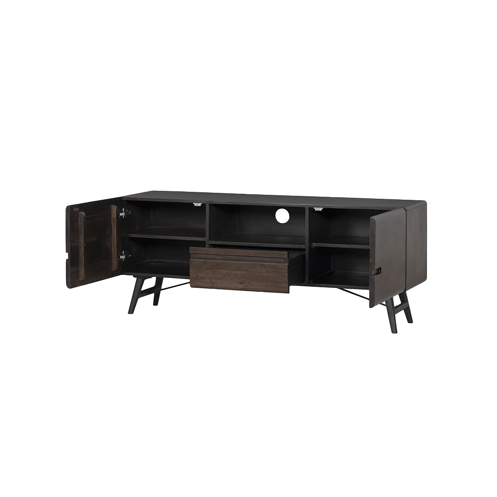 Tower Living Tv Meubel Aura 150x40x60 Cm Espresso Acacia