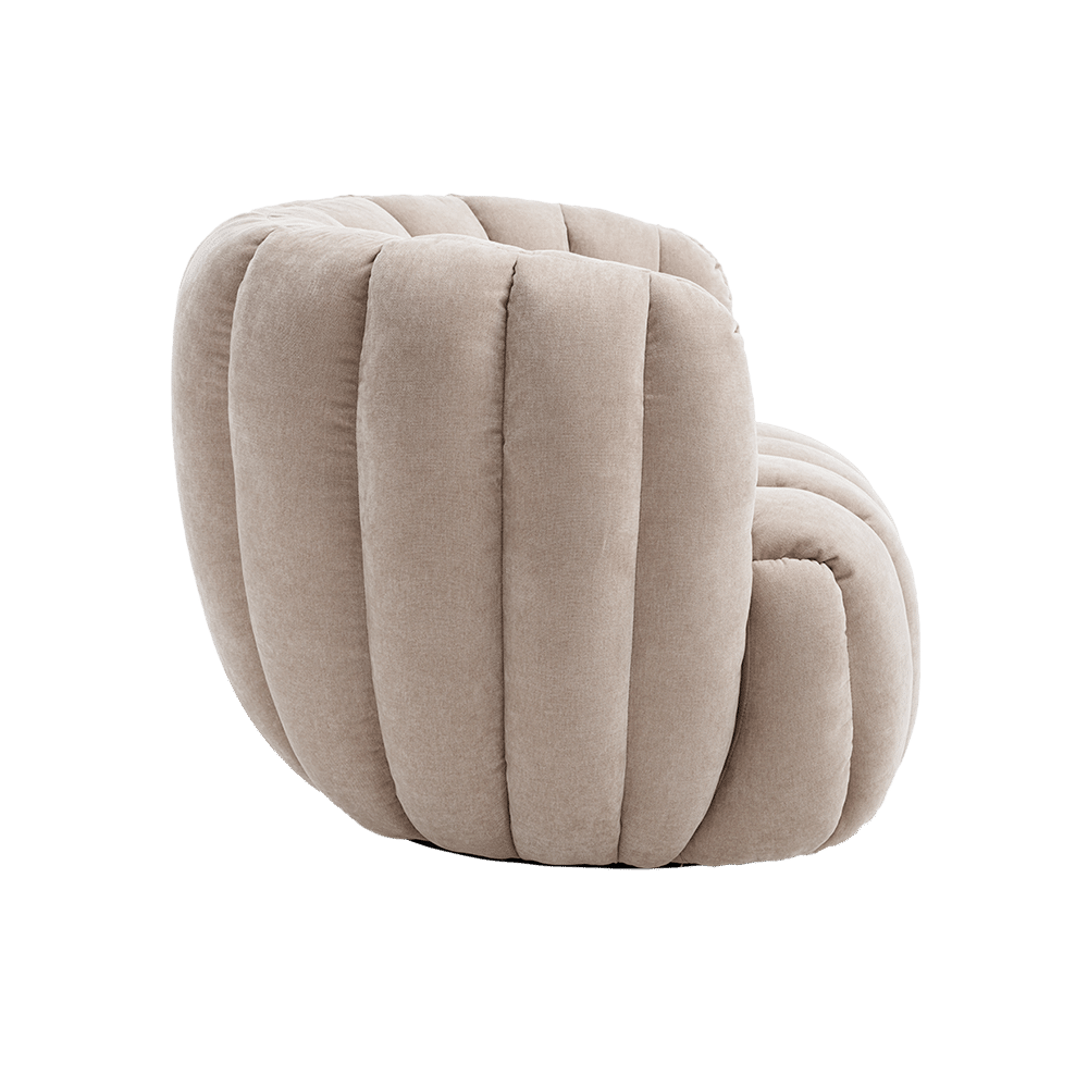 Tower Living fauteuil Verdi draaibaar beige