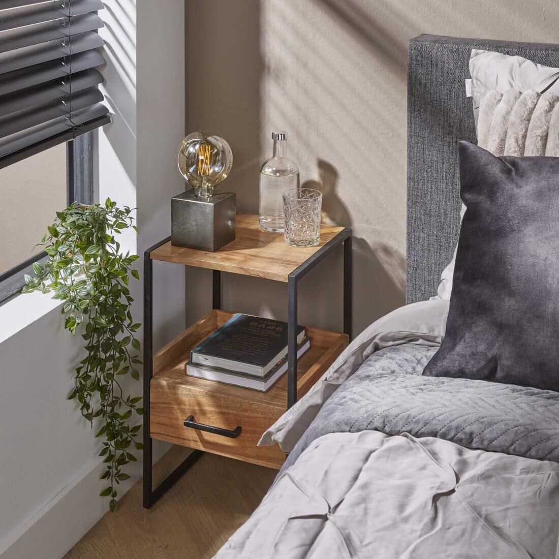 Zijlstra Nachtkastje Niche Xs 1 Lade Massief Acacia