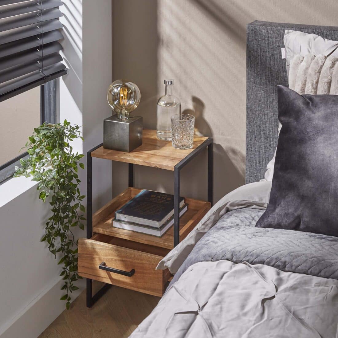 Zijlstra Nachtkastje Niche Xs 1 Lade Massief Acacia