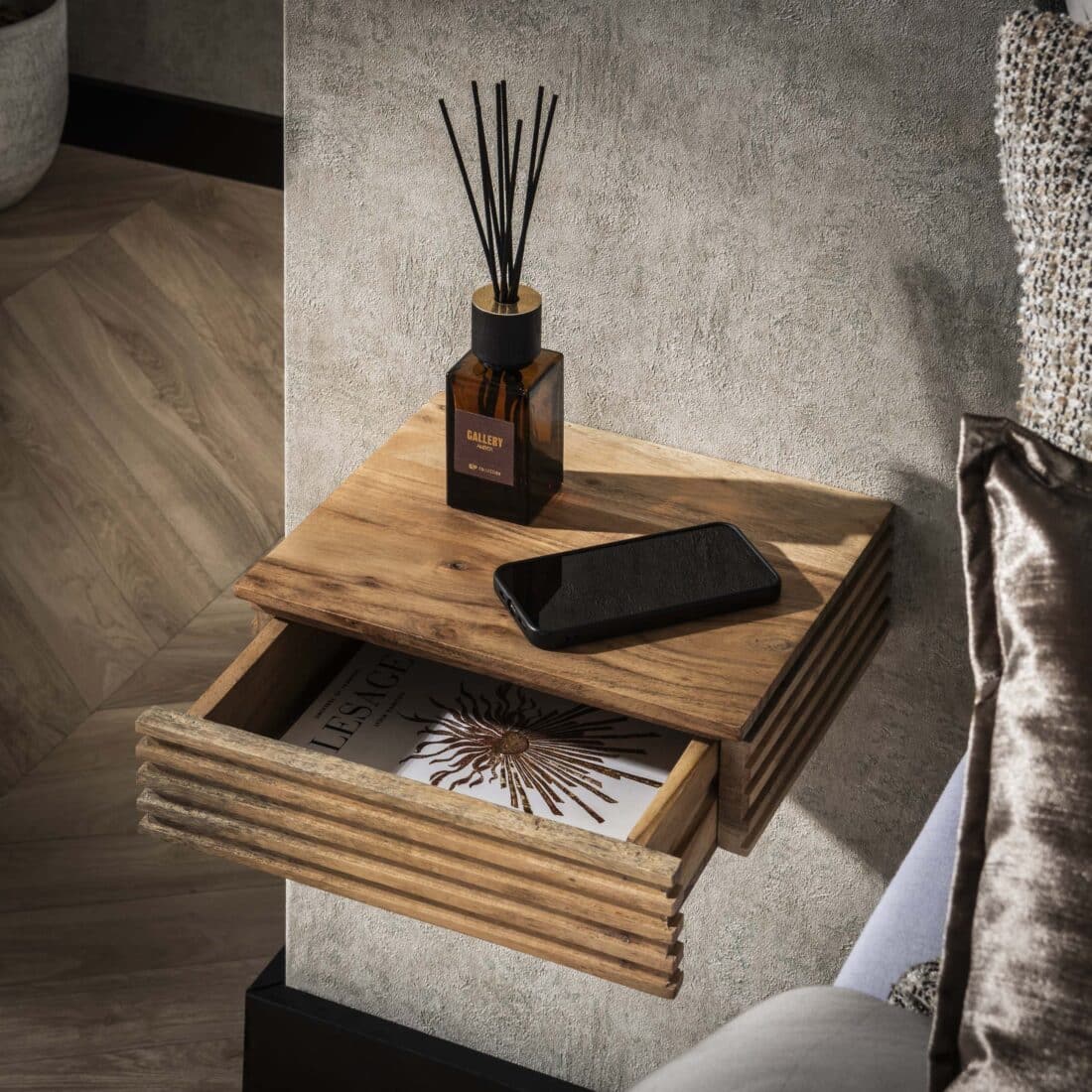 Zijlstra Nachtkastje Layer Xs 1 Lade Set Van 2 Massief Acacia