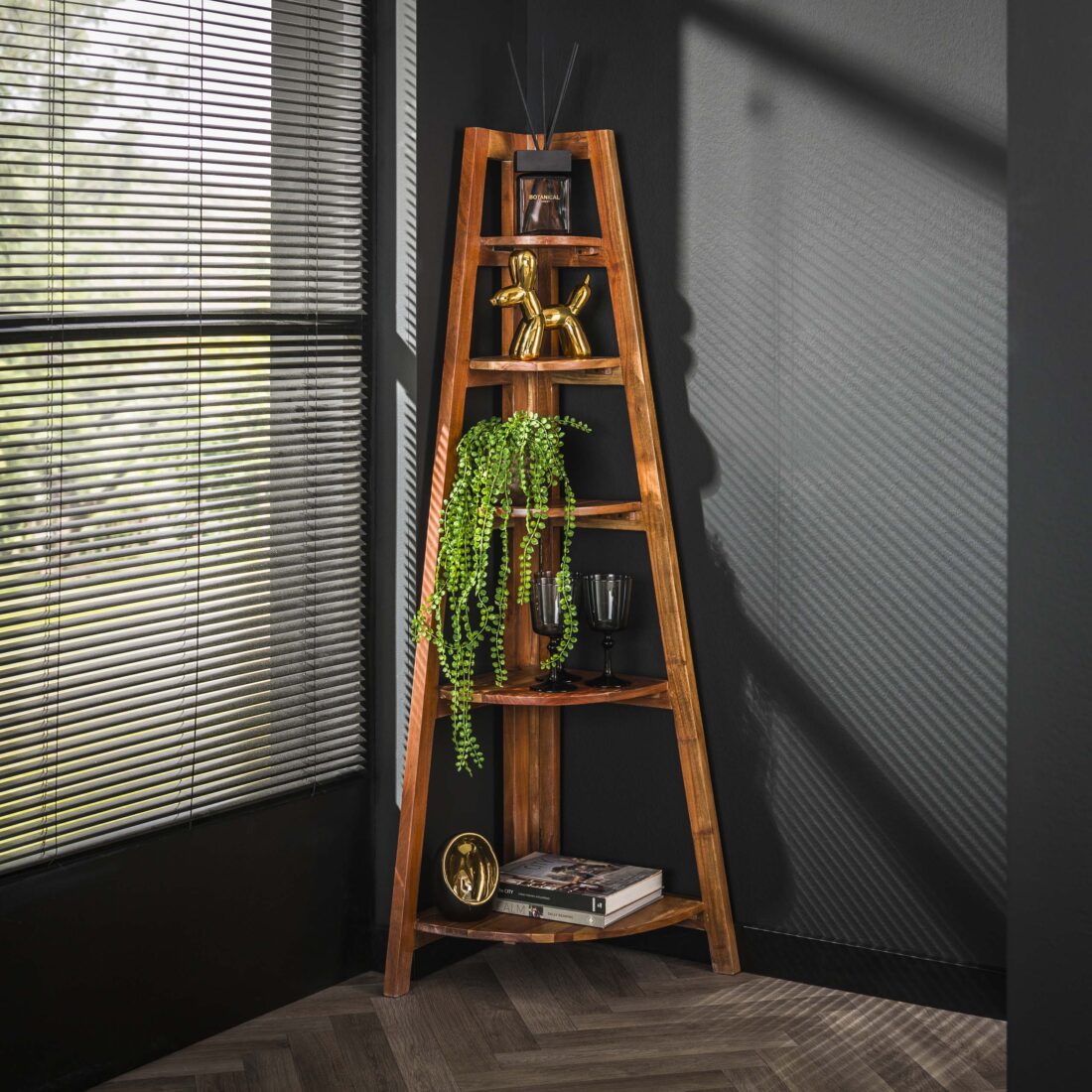 Zijlstra Hoekrek Angle Massief Acacia Zand