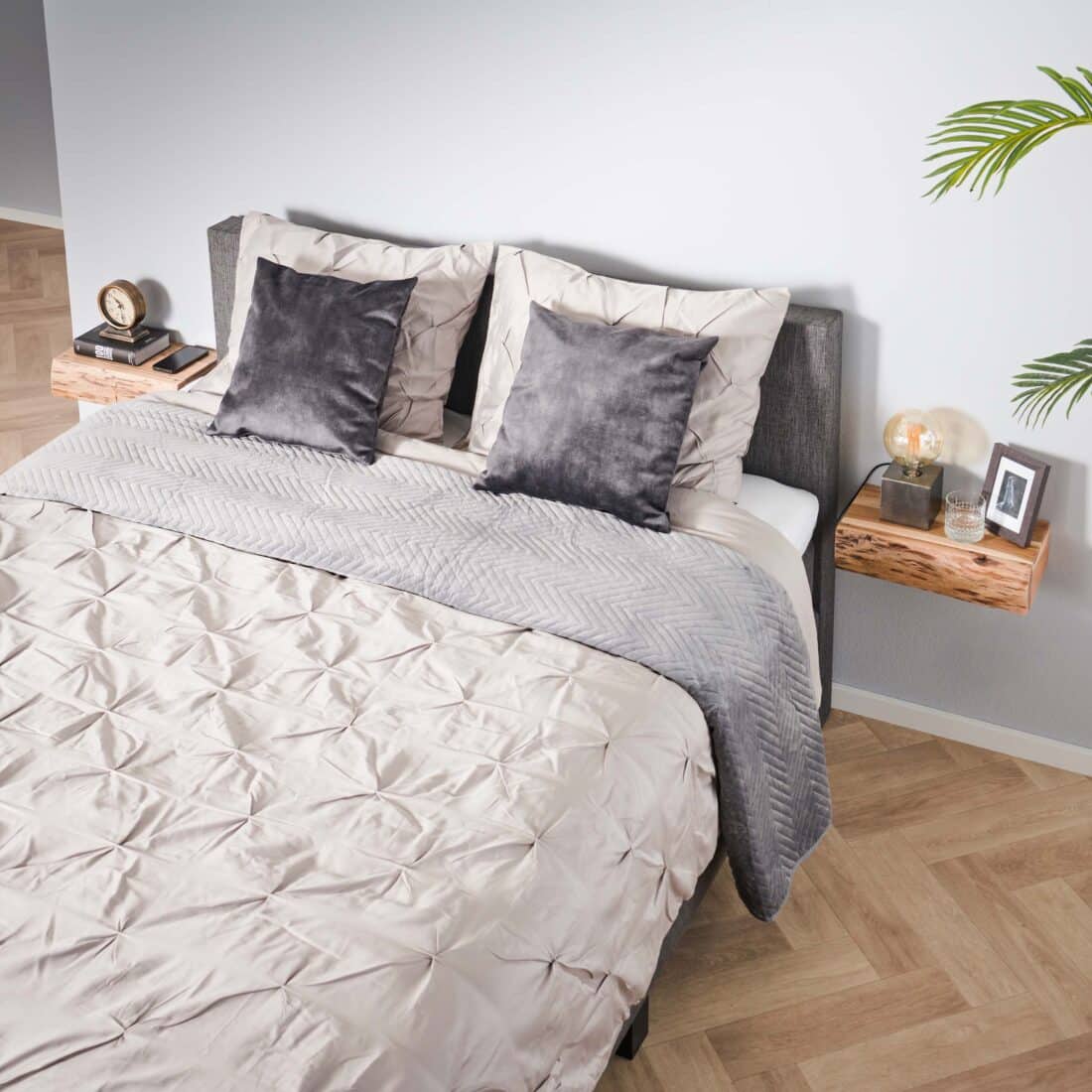 Zijlstra Nachtkastje Tree L 1 Lade Set Van 2 Massief Acacia