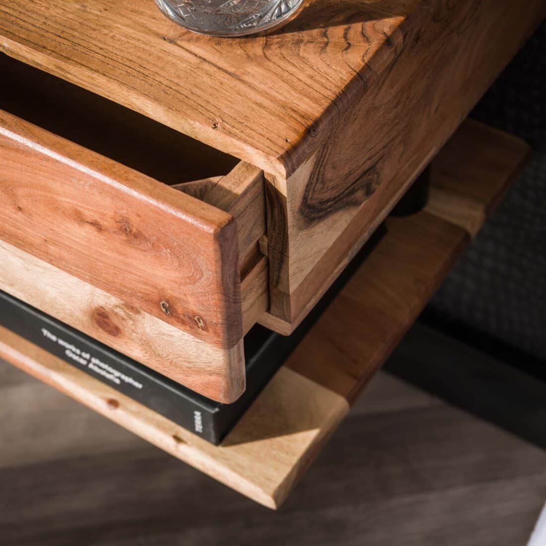 Zijlstra Nachtkastje Shelve 1 Lade Massief Acacia