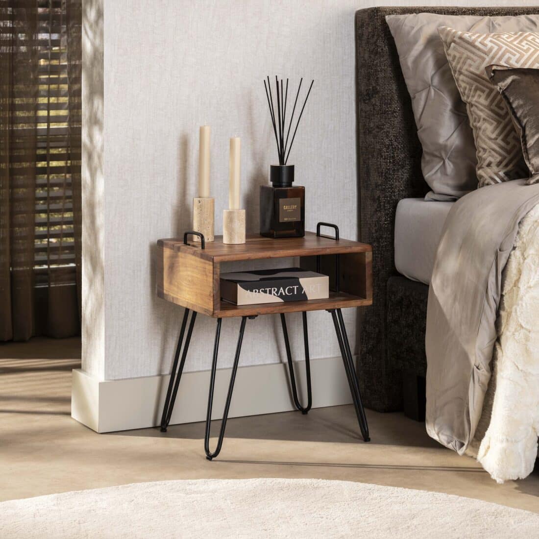 Zijlstra Nachtkastje Quadro Massief Acacia