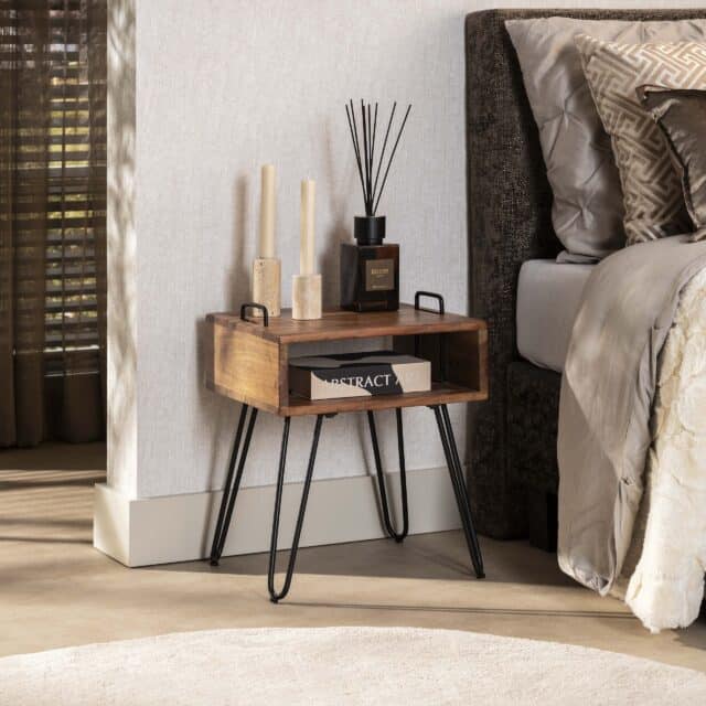 Zijlstra Nachtkastje Quadro Massief Acacia