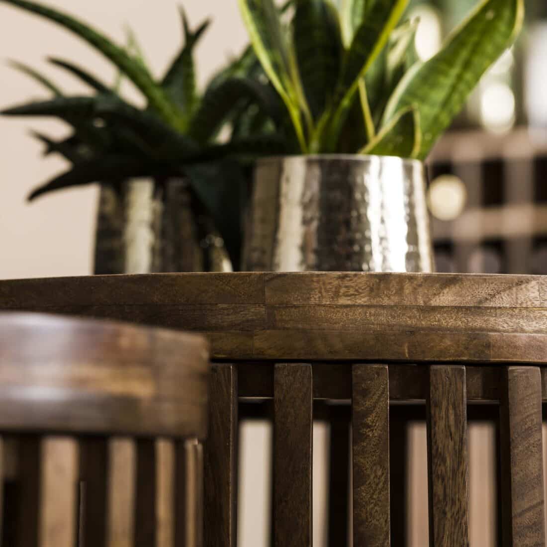 Zijlstra Salontafel Tweak Set Van 2 Massief Mango Zand