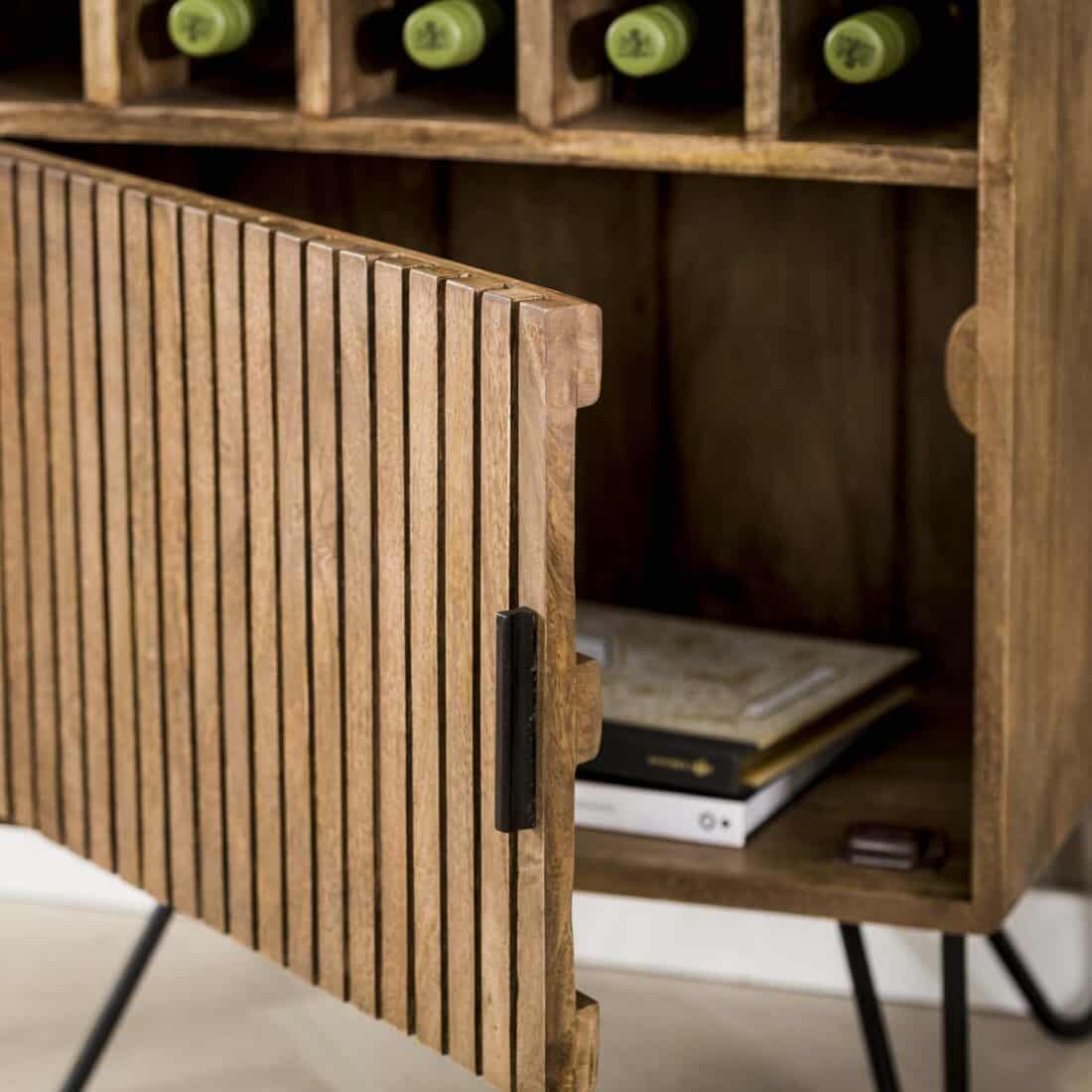 Zijlstra Wijnkast Tweak Massief Mango Zand