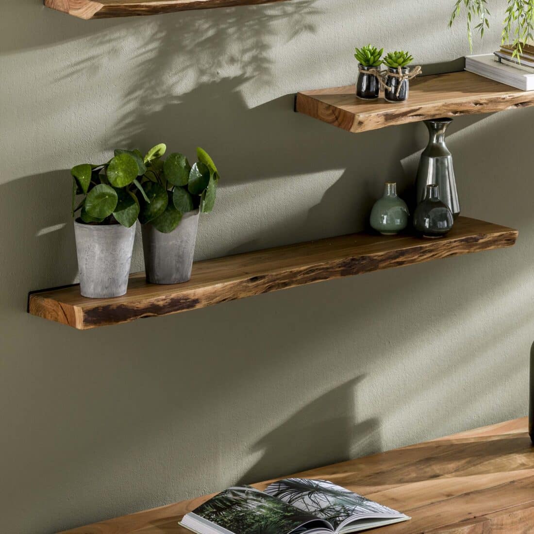 Zijlstra Wandplank Edge 120cm Massief Acacia