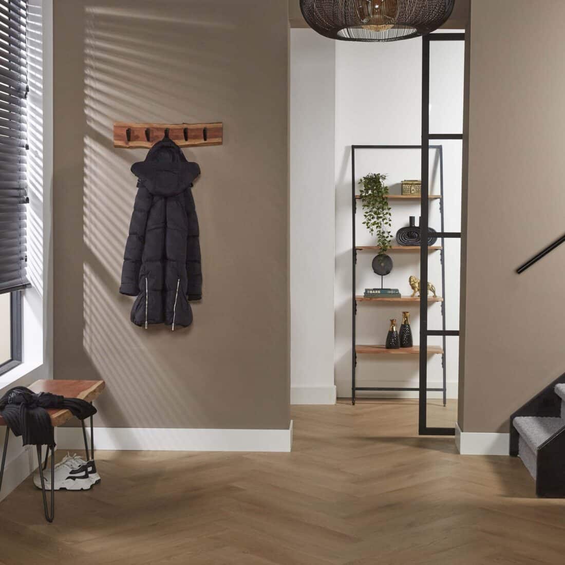 Zijlstra Kapstok Edge 5 Haken Massief Acacia