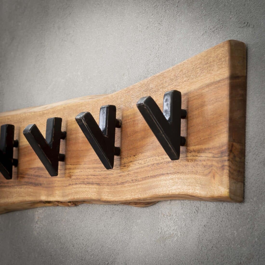 Zijlstra Kapstok Edge 8 Haken Massief Acacia