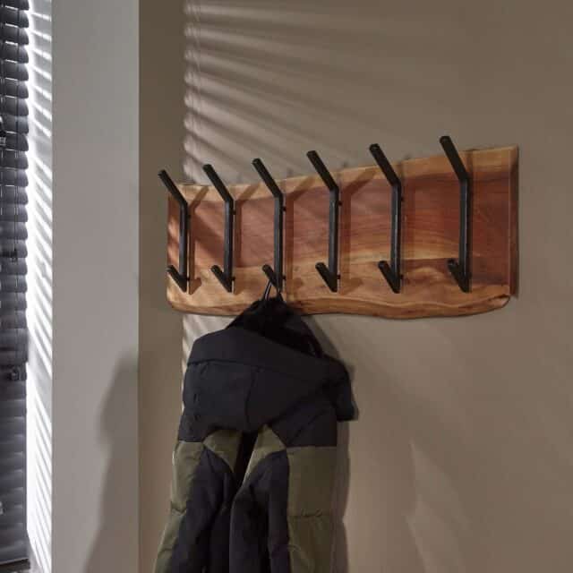 Zijlstra Kapstok Edge 2 215 6 Haken Massief Acacia