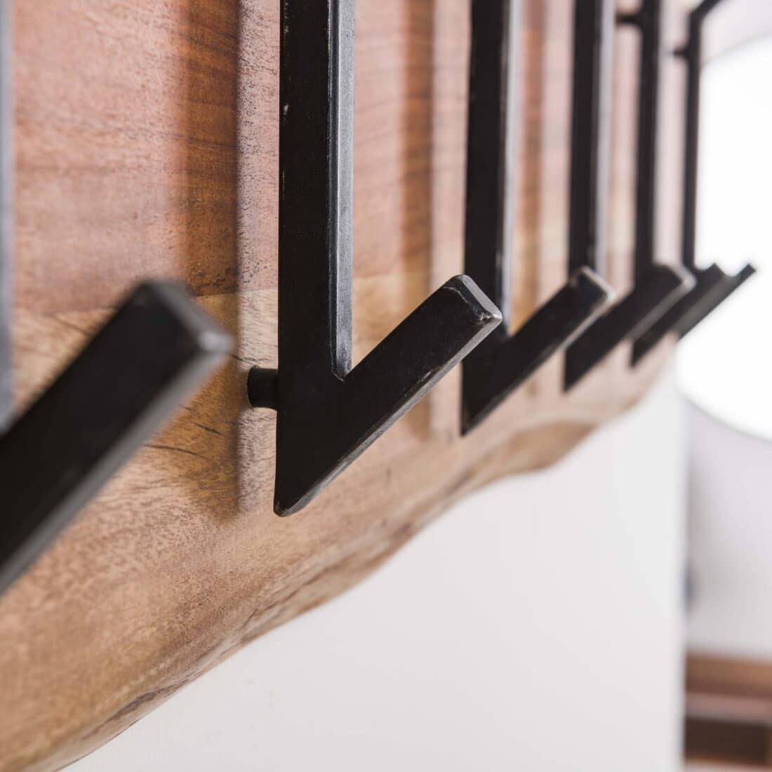 Zijlstra Kapstok Edge 2 215 6 Haken Massief Acacia