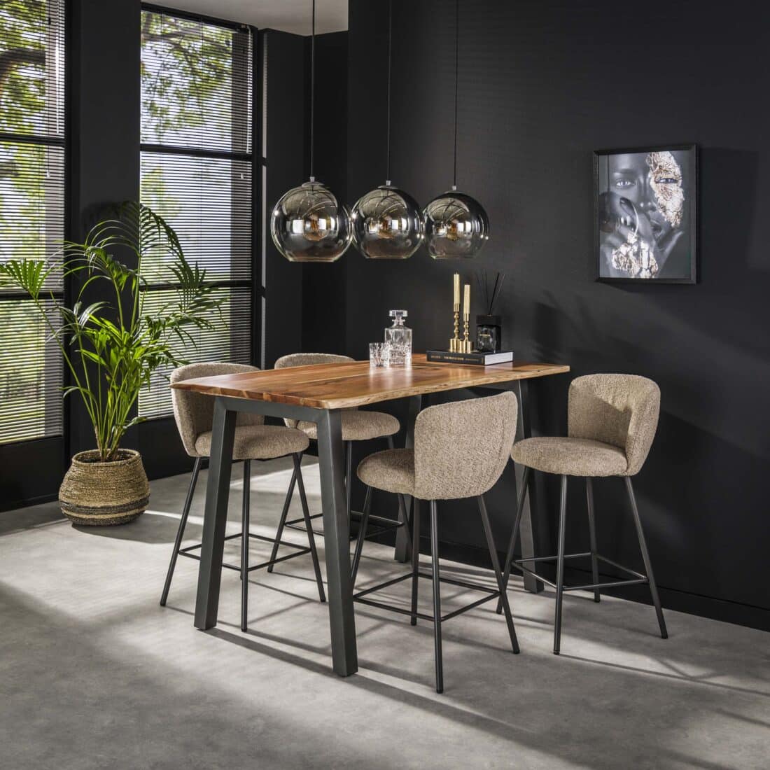 Zijlstra Bartafel Edge 147cm Massief Acacia