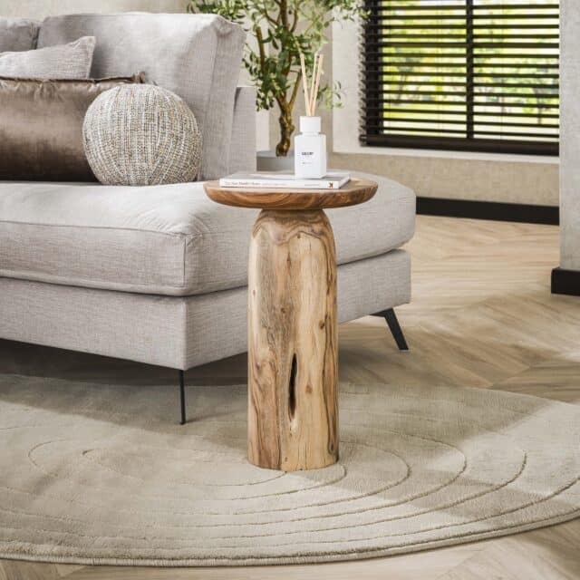 Zijlstra Bijzettafel River Solid 55cm Hoog Massief Acacia