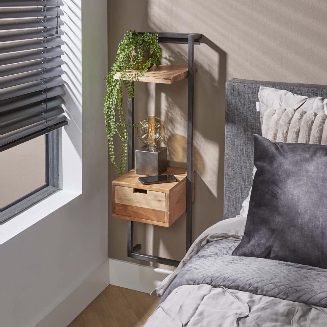 Zijlstra Nachtkastje Air Solid Xs 1 Lade Massief Acacia