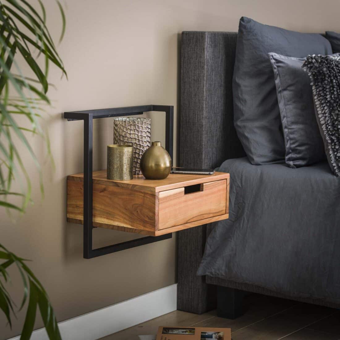 Zijlstra Nachtkastje Air Solid 1 Lade Massief Acacia