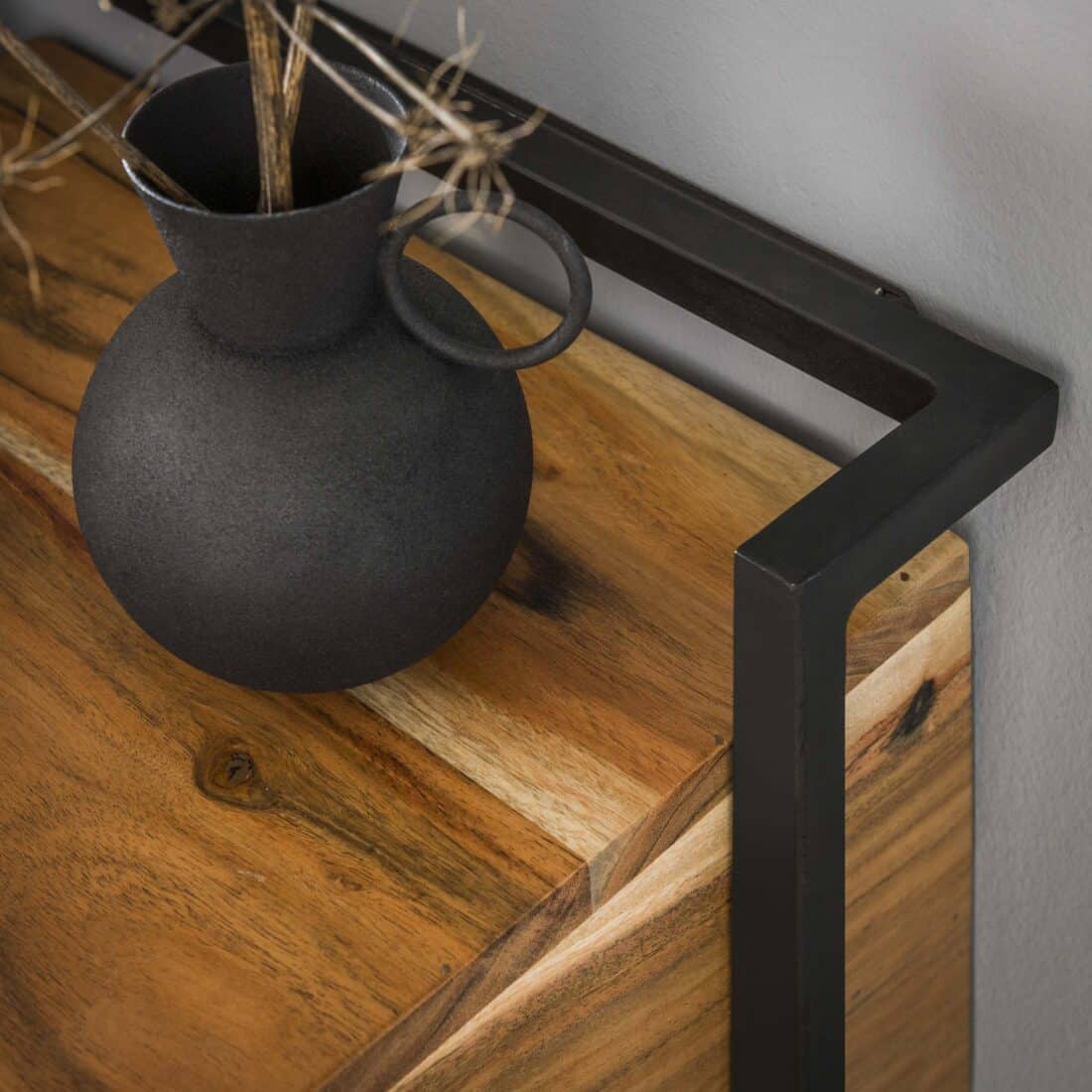 Zijlstra Nachtkastje Air Solid Open Vak 1 Lade Massief Acacia