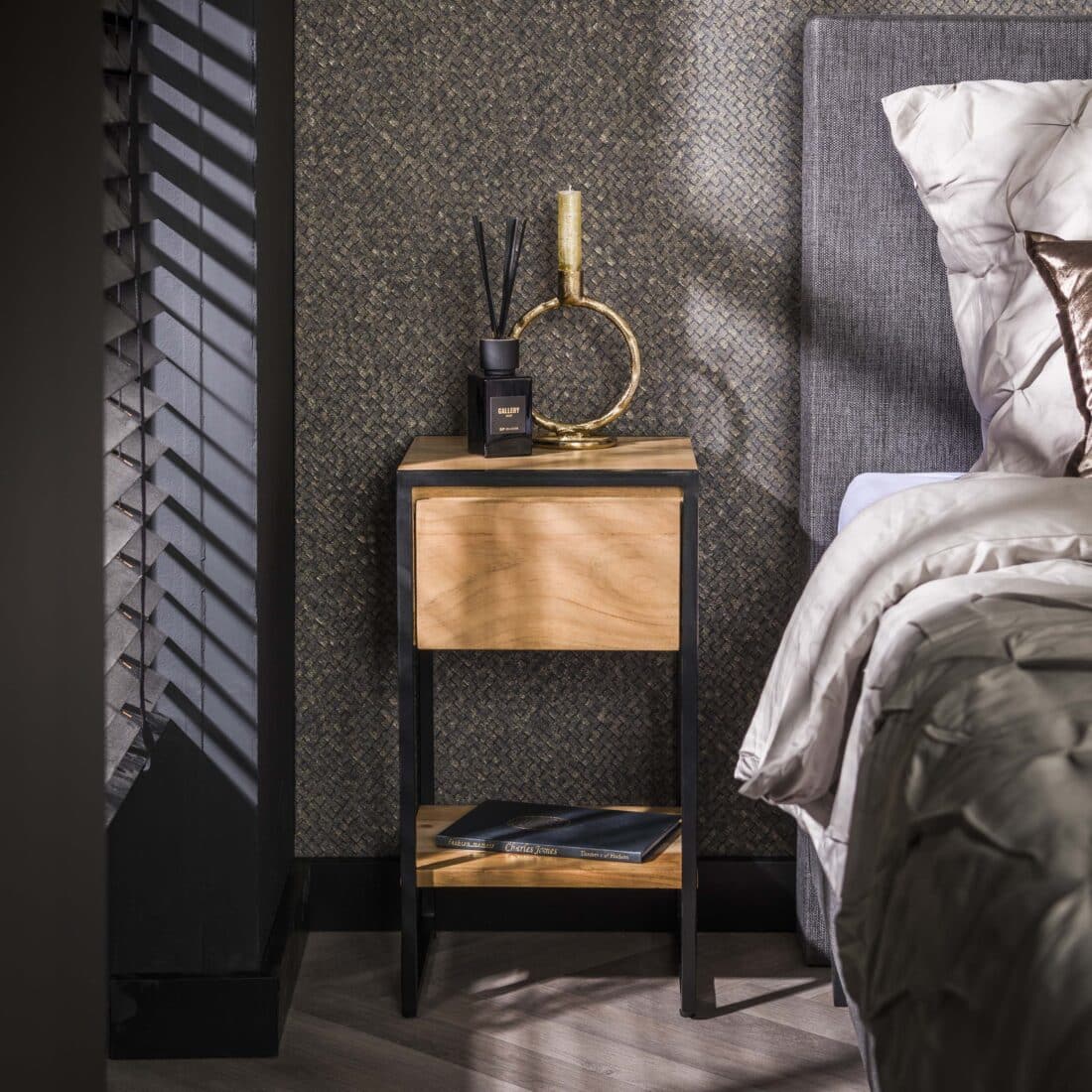 Zijlstra Nachtkastje Straight Wood Xs 1 Lade Massief Acacia