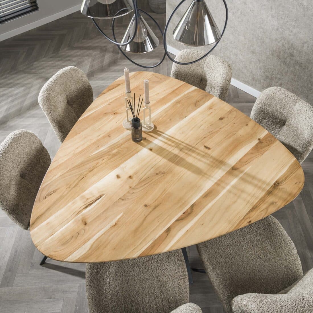 Zijlstra Eettafel Triangle 135x135cm Massief Acacia