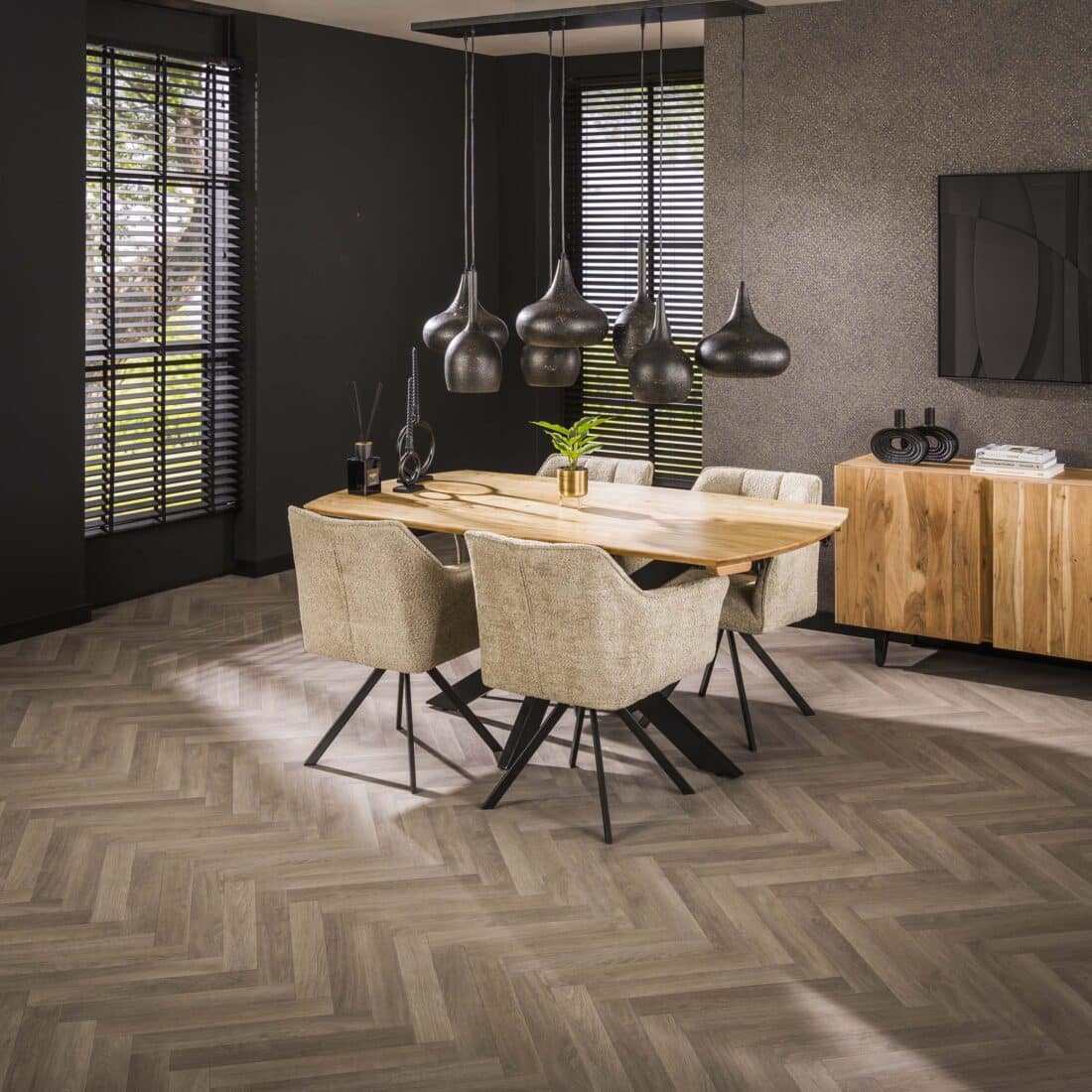 Zijlstra Eettafel Extend 175 275cm Massief Acacia