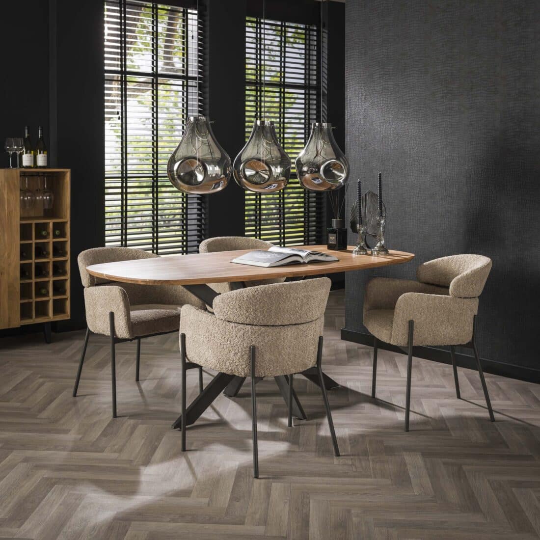 Zijlstra Eettafel Arhus Solid Deens Ovaal 180cm Massief Acacia