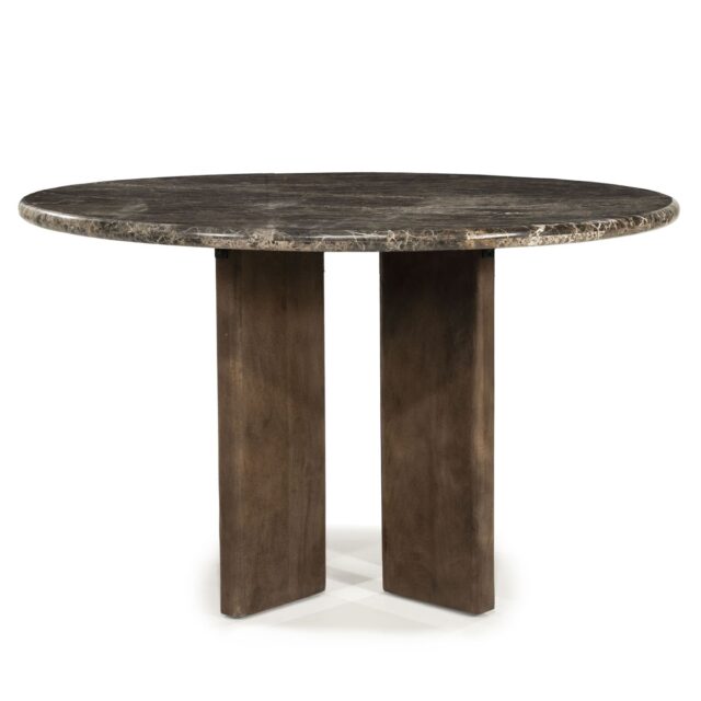 Eleonora eettafel Lando 127 cm rond marmer