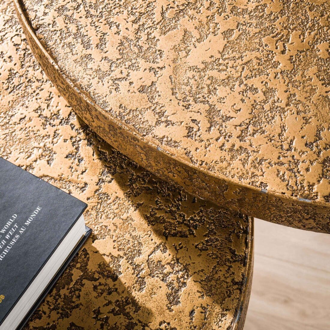 Zijlstra Salontafel Metallic Rond Set Van 2 Antiek Brons